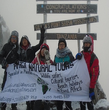 5 days Kilimanjaro hiking via 5 day 4 nights Marangu route