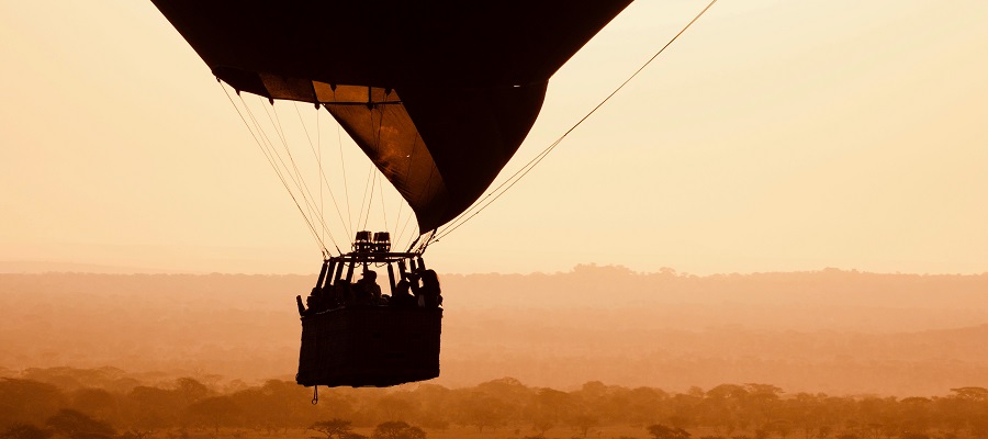 Best hot air balloon safari in Tanzania