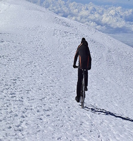 cycle up Kilimanjaro